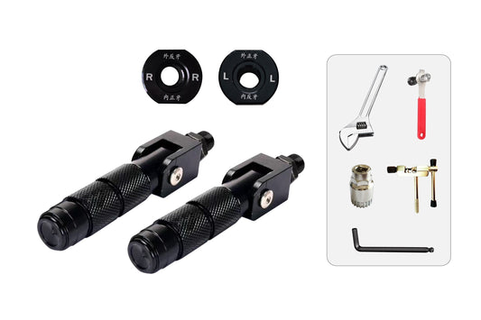 Running boards and tool kits for M5 series electric bicycles